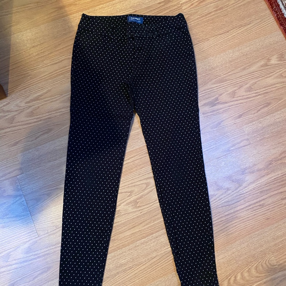Polka dot dress pants